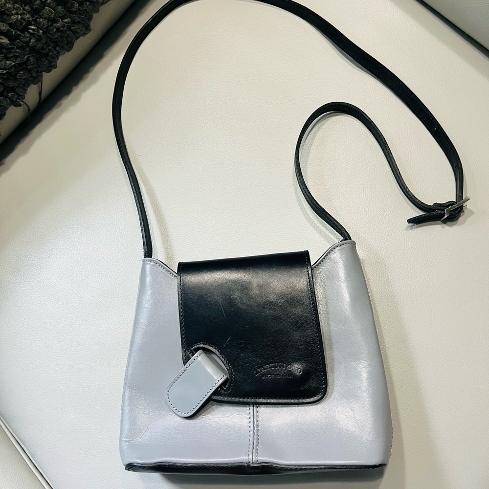 Black and Gray Crossbody Bag